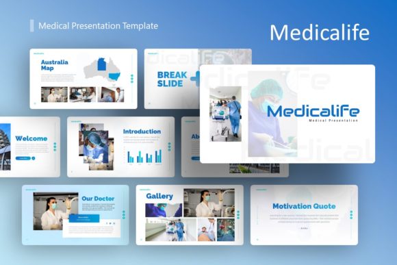 Preview of Medicalife Medical Presentation Template