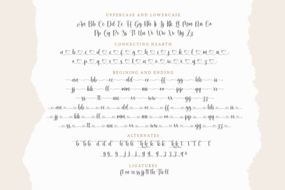 Michel Elisha Font PNG with transparent background - Preview 6
