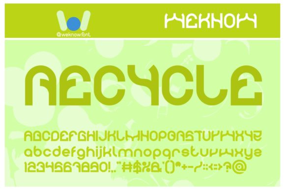 Plastic Font PNG with transparent background - Preview 1
