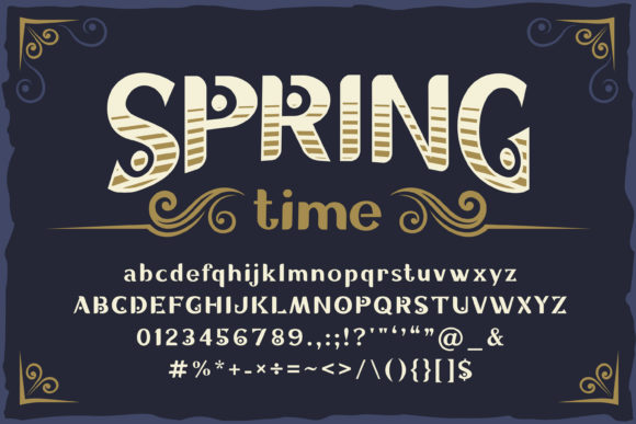 Seignior Font font preview - 1