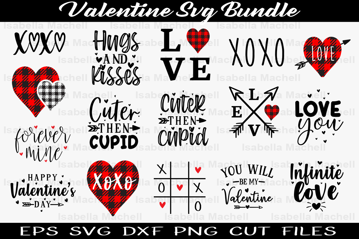Valentine's Day Bundle Graphic by Isabella Machell · Creative Fabrica