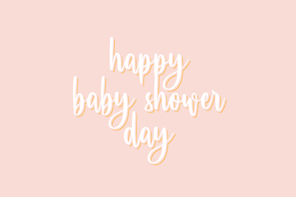 Baby Bday Font - Preview 2