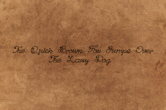 Batik Font PNG with transparent background - Preview 2