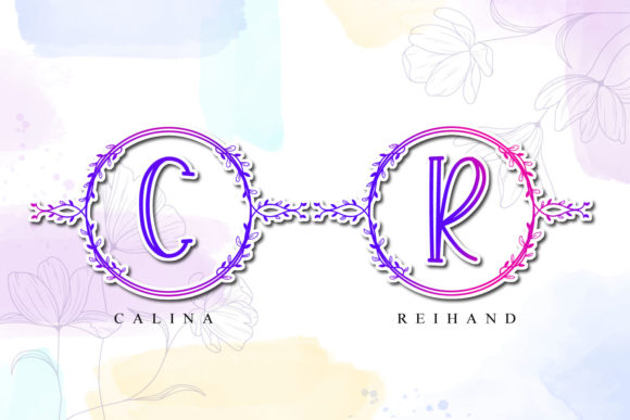 Belina Monogram Font - Preview 1