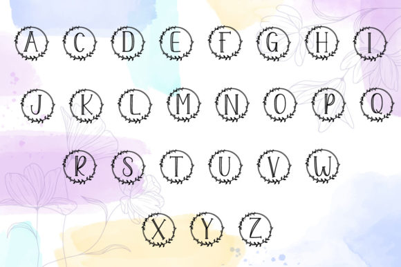 Belina Monogram Font - Preview 4