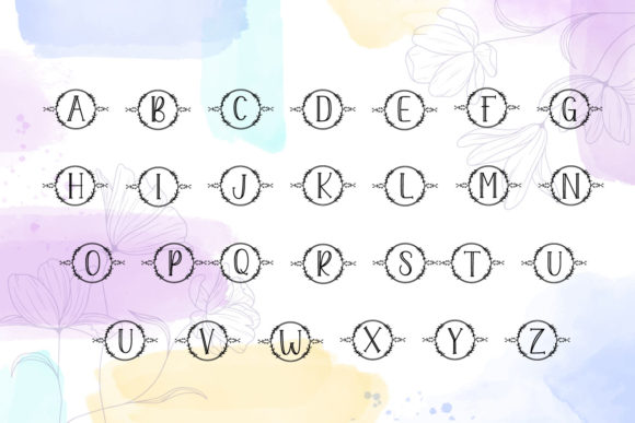 Belina Monogram Font - Preview 5