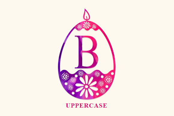 Candle Egg Font - Preview 1