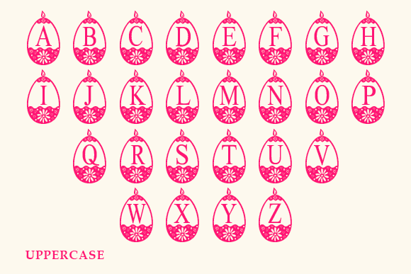 Candle Egg Font - Preview 3