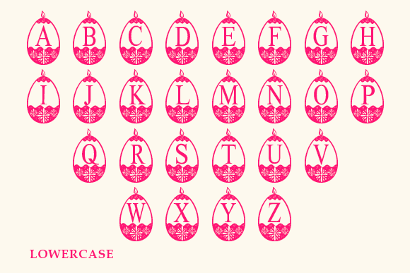 Candle Egg Font - Preview 4