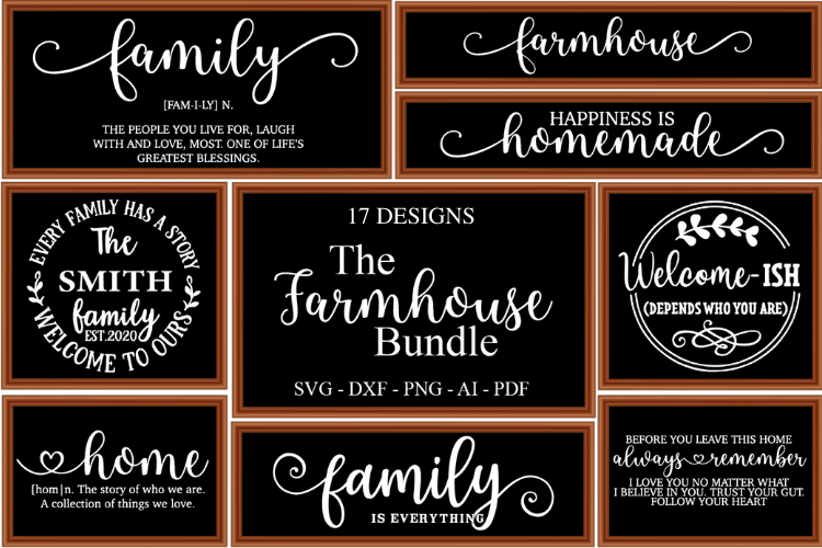 Farmhouse Sign Bundle