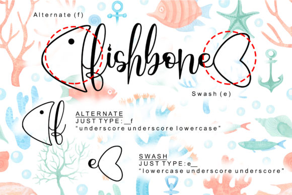 Fishbone Font - Preview 5