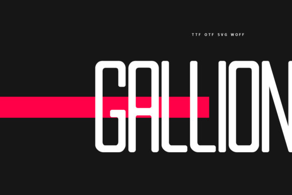 Gallion Font - Preview 1