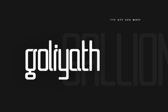 Gallion Font - Preview 3