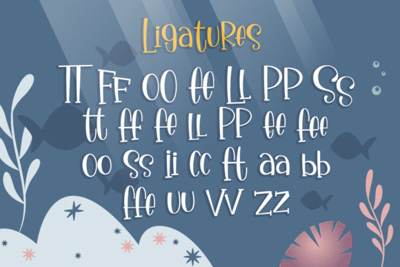 Ikan Salmon Font PNG with transparent background - Preview 6