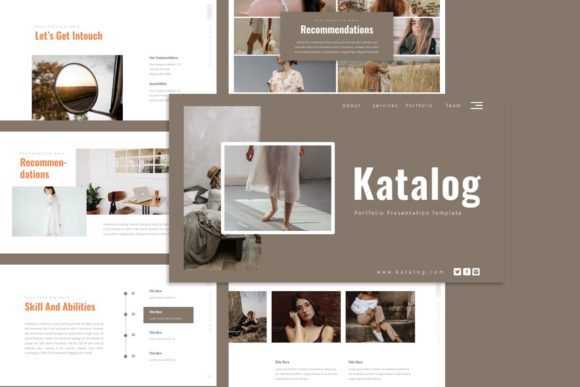 Katalog Portfolio Presentation Template