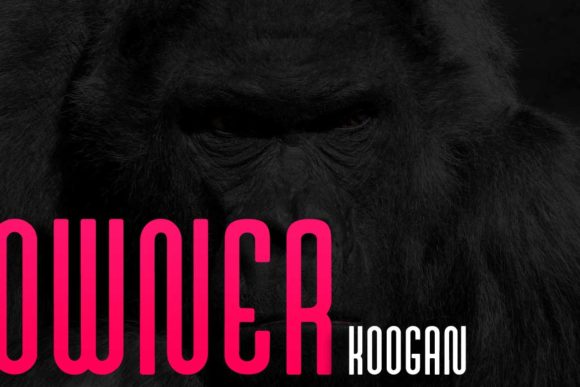 Koogan Font PNG with transparent background - Preview 3