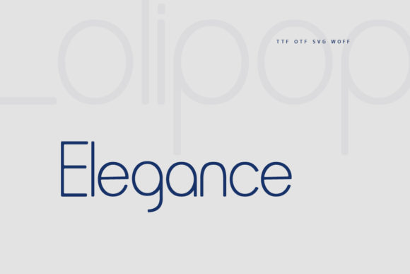 Lolipop Font PNG with transparent background - Preview 1