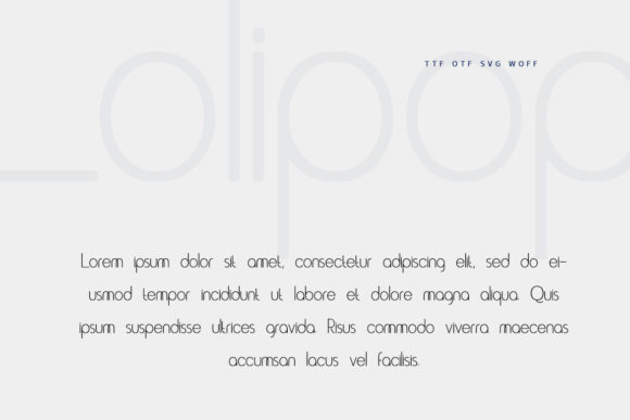 Lolipop Font PNG with transparent background - Preview 2
