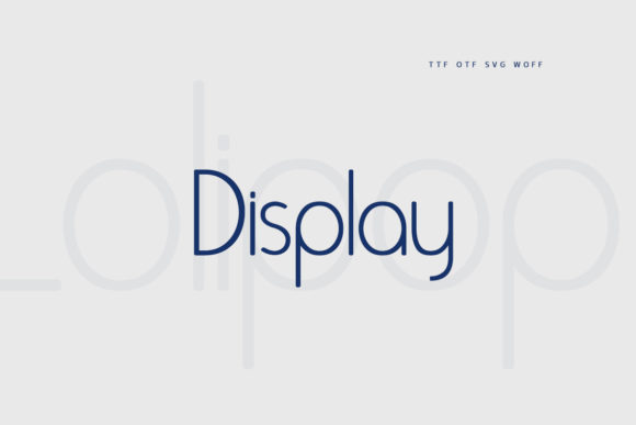 Lolipop Font PNG with transparent background - Preview 3