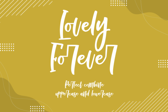 Lovely Forever Font PNG with transparent background - Preview 4