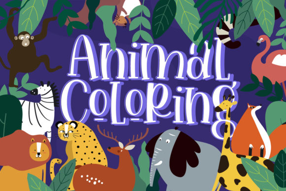 Lovely Unicorn Font PNG with transparent background - Preview 3