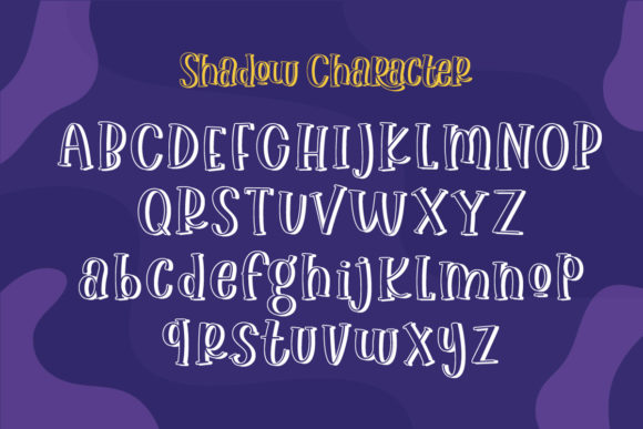Lovely Unicorn Font PNG with transparent background - Preview 6