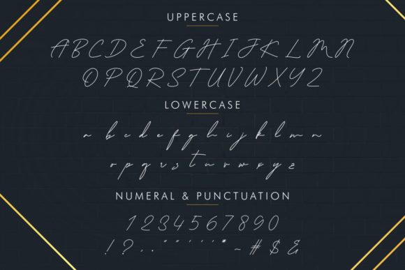 Marlines Font PNG with transparent background - Preview 3