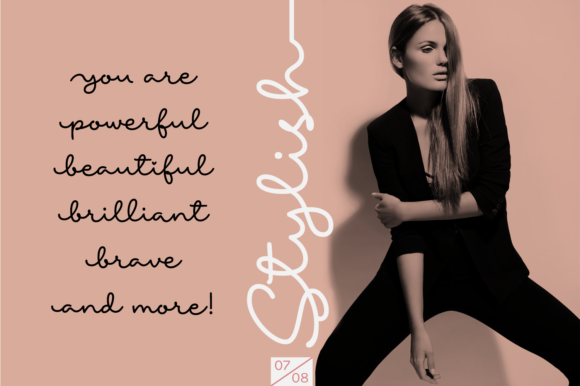 Miss Oliver Font PNG with transparent background - Preview 5