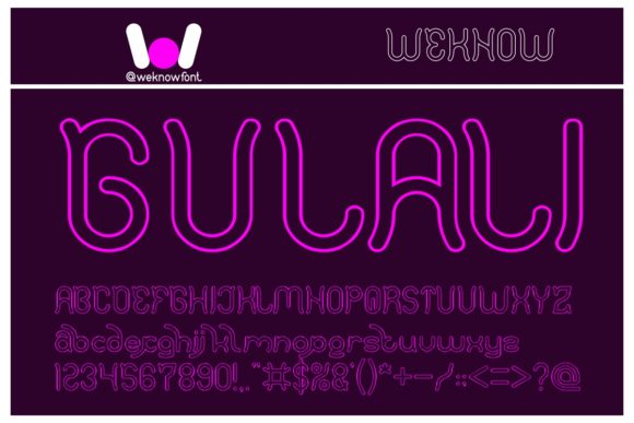 Polysoup Font PNG with transparent background - Preview 2