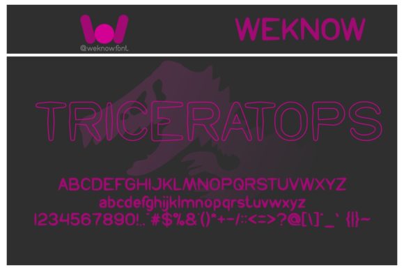 Prehistoric Font PNG with transparent background - Preview 3
