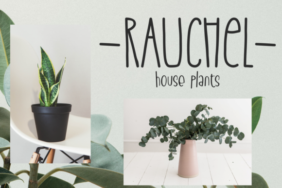 Raintik Font PNG with transparent background - Preview 4