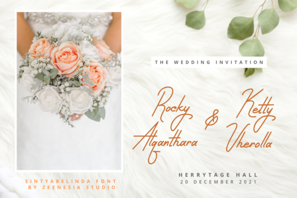 Sintyabelinda Font PNG with transparent background - Preview 3