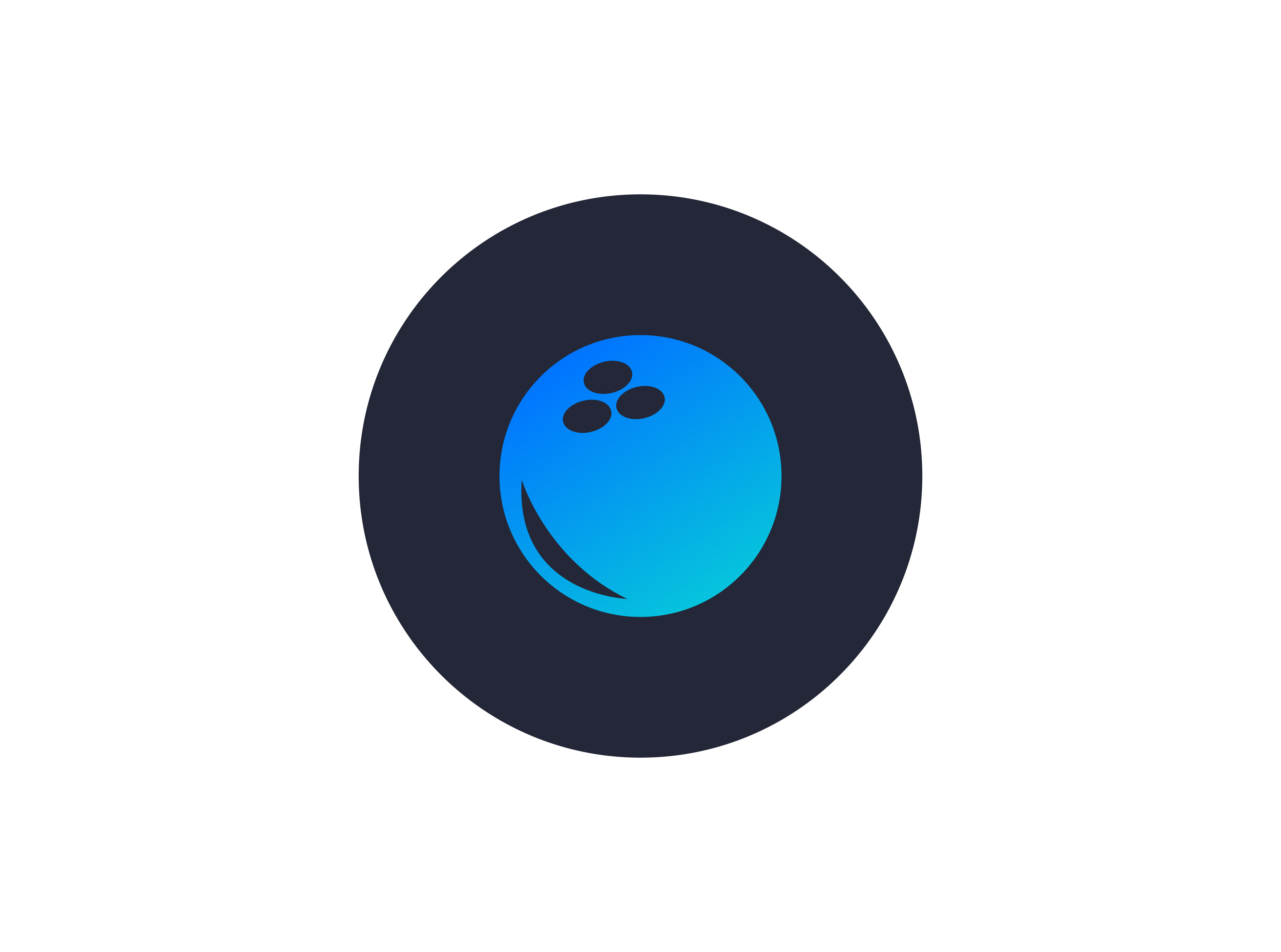 Sport Icon Gradient Bowling Ball 4 Graphic by humanbeing studio ...