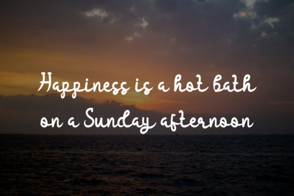 Afternoon Sky Font - Preview 3