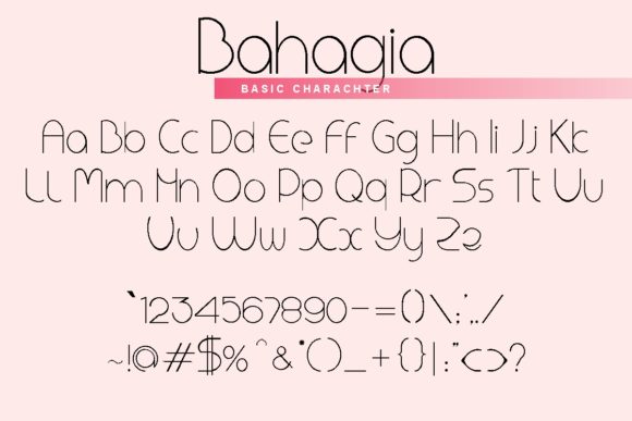 Bahagia Font - Preview 1