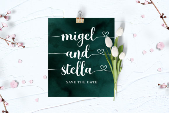 Beauty Night Font PNG with transparent background - Preview 3