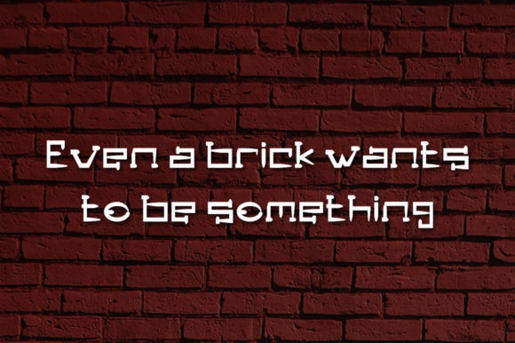 Bricks Wall Font - Preview 2