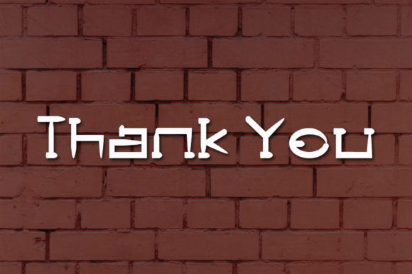 Bricks Wall Font - Preview 3