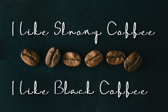 Coffee Font - Preview 1