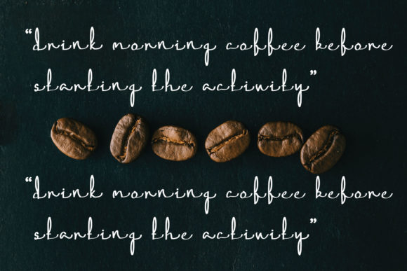 Coffee Font - Preview 2