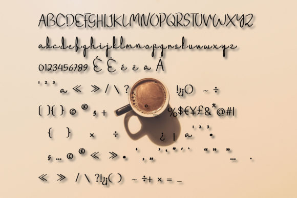 Coffee Font - Preview 3