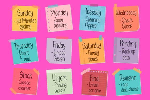 Crafty Notes Font - Preview 3