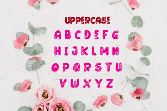 Floral Spring Font - Preview 1
