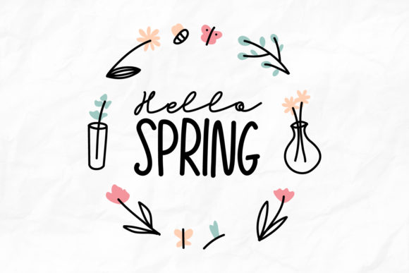 Growing Garden Font - Preview 3