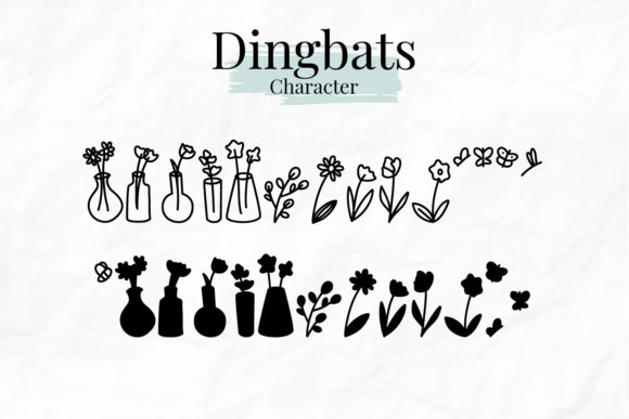 Growing Garden Font - Preview 6