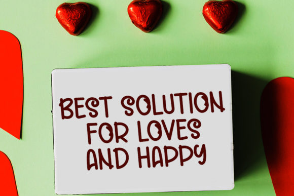 Handmade Valentine Font - Preview 3