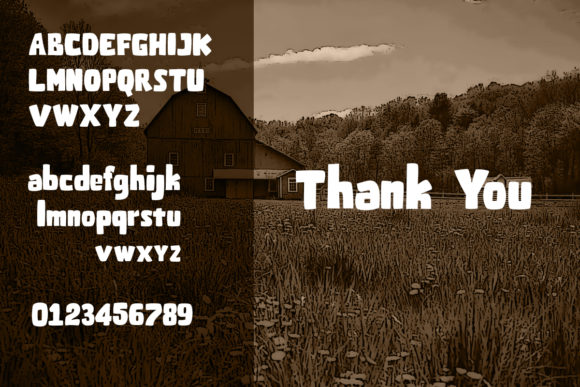 Homebrew Font PNG with transparent background - Preview 4