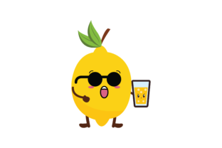 Kawaii Lemon Fruit Cute Graphic by Soe Image · Creative Fabrica