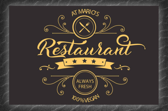 Kenshington Font PNG with transparent background - Preview 1