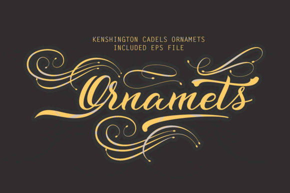 Kenshington Font PNG with transparent background - Preview 6